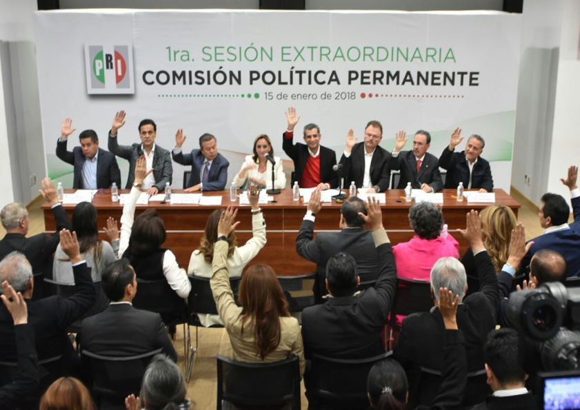 Aprobó PRI su plataforma electoral y cambia el nombre de la Coalición