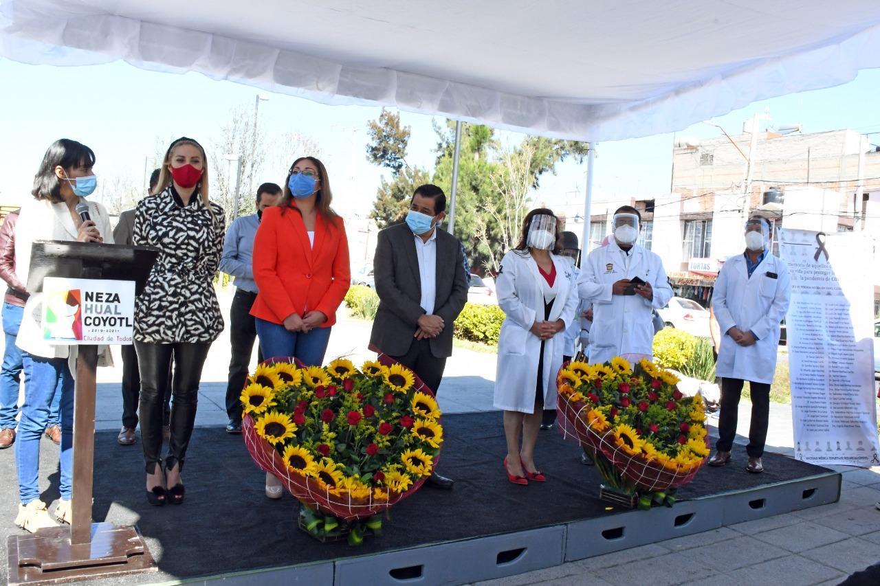 Homenaje a 63 médicos fallecidos durante pandemia