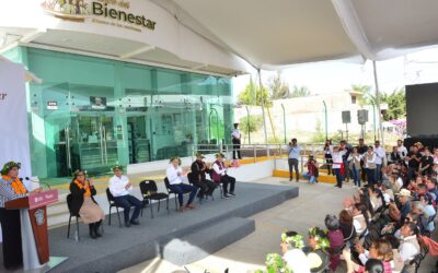 Pone en marcha Delfina Gómez sucursal de Banco del Bienestar en Texcoco