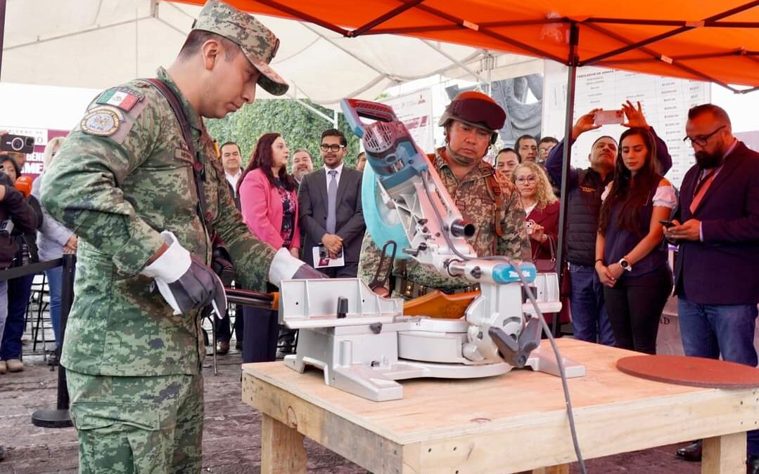 Desarme Voluntario, recibe 7 mil armas en Neza