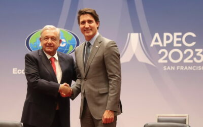 López Obrador y Trudeau, tratan temas de migración e inversión