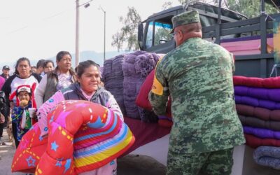 Aplican PLAN-DN III Invernal en apoyo a sector de Chimalhuacán