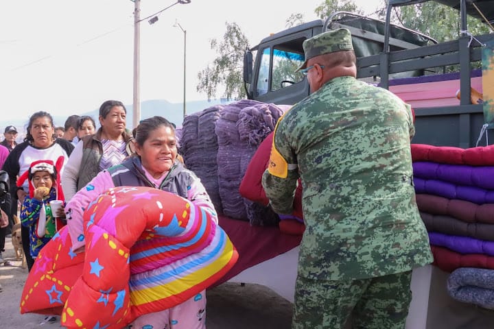 Aplican PLAN-DN III Invernal en apoyo a sector de Chimalhuacán