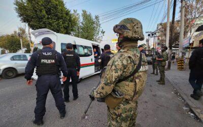 Con presencia de la Marina, policía de Ecatepec inhibe robo a transporte