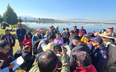 Hacen recorrido para saneamiento del Río Lerma