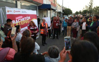 Reparan 11 mil baches en 44 días de gobierno
