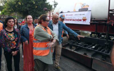 Arrancó el programa de pavimentación
