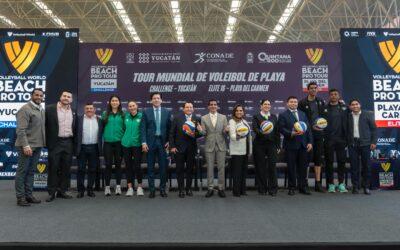 Presentan Tour Mundial de Voleibol de Playa México 2025