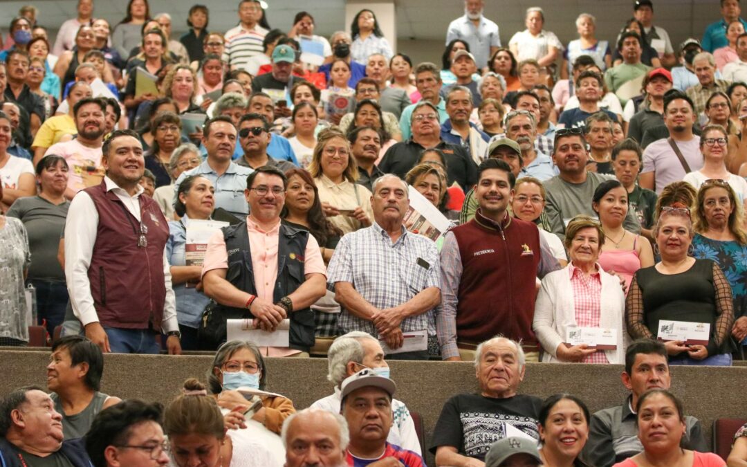 Entregan en Neza1000 tarjetas del Programa de Mejoramiento de Vivienda para el Bienestar