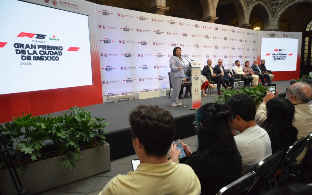 Firman convenio para realizar el Gran Premio de la Ciudad de México de 2026 a 2028