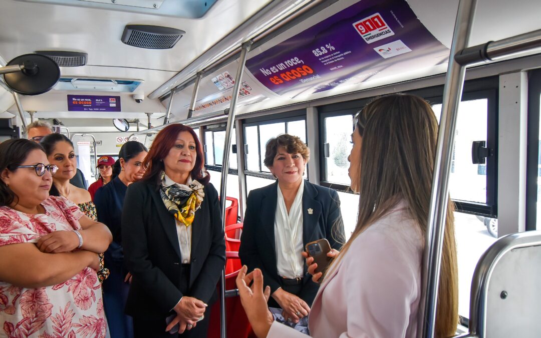 Arrancó “Nos Movemos Seguras” para erradicar el acoso sexual en el transporte público del EdoMéx