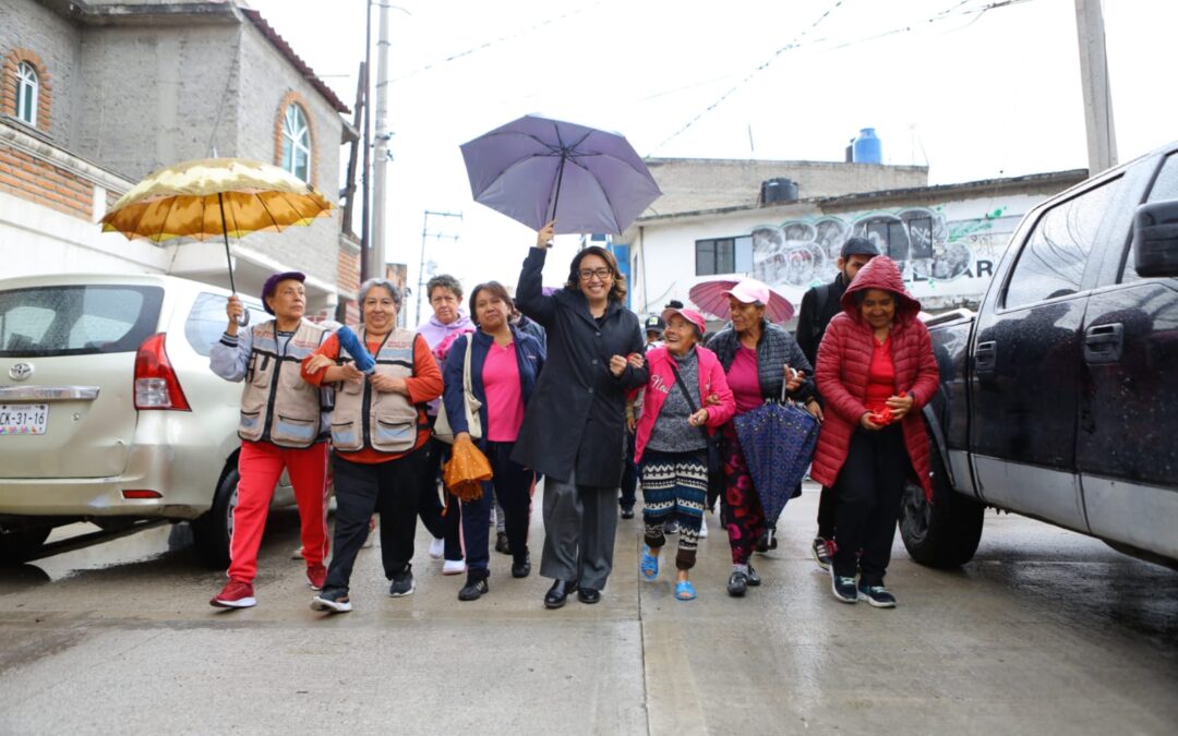 En Mano a Mano pavimentan 50 calles en la Zona Norte de Ecatepec