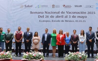 Conmemoran en Ecatepec la Semana de Vacunación de Las Américas