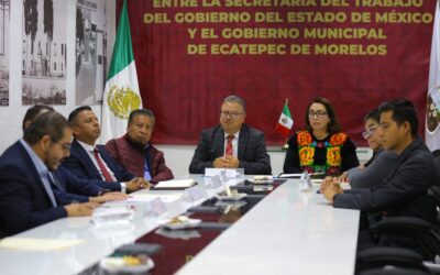 Ecatepec y Secretaría del Trabajo firman convenio para solucionar laudos laborales