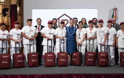 Presidenta de México encabeza el arranque nacional del programa Salud Casa por Casa