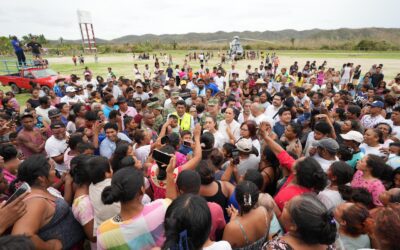 Presidenta supervisa comunidades de Oaxaca afectadas por huracán Erick