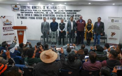 Neza consolida libertad de expresión con Convenio de Protección a Periodistas
