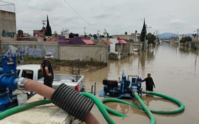 Conagua atiende emergencias por lluvia de más de 80mm en Valle de México