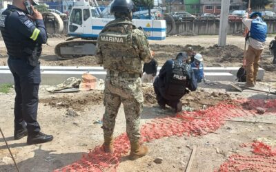 Policía de Ecatepec y Marina Resguardan  toma clandestina de turbosina