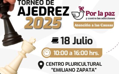 Torneo de Ajedrez 2025 en Neza se suma a las actividades contra la violencia
