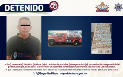 Detienen en Neza a elemento de Protección Civil municipal por extorsión a gaseros