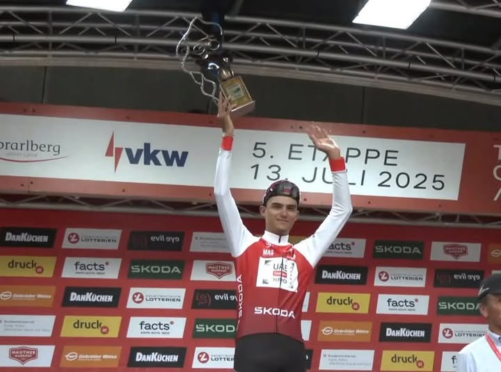Isaac Del Toro gana el Tour de Austria