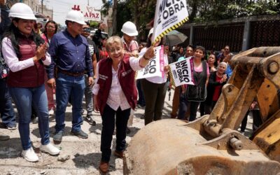 Inician obras de drenaje y pavimento en zonas altas de La Paz