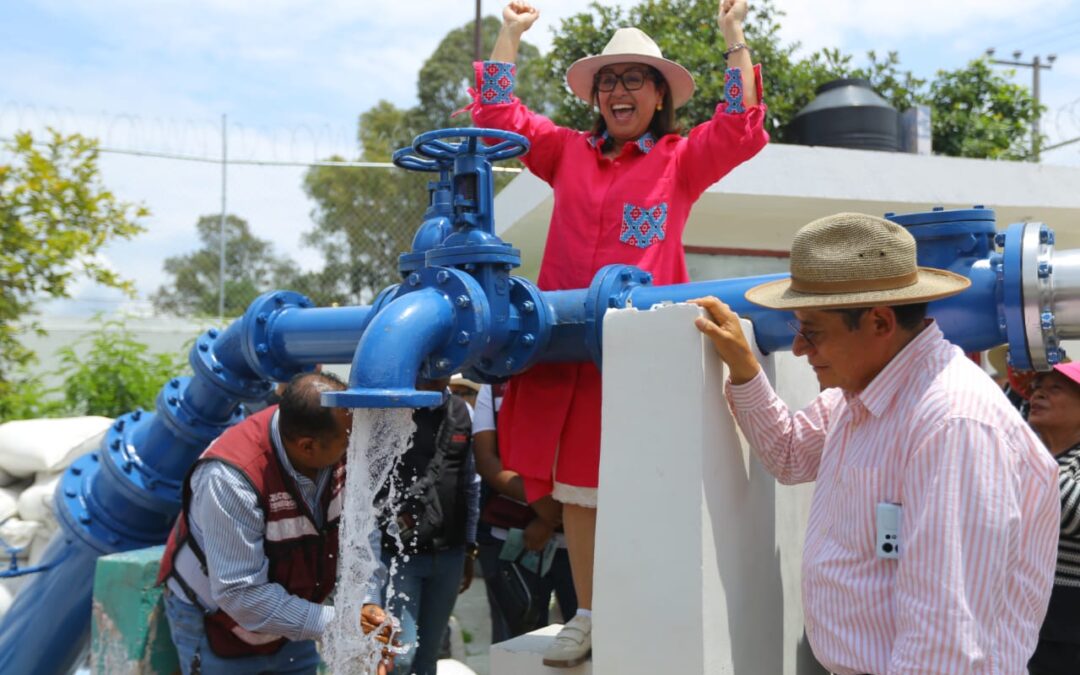 Inauguran pozo que estuvo inoperante 4 años; ecatepenses ya tienen agua