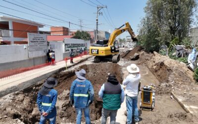 Rehabilitan colector para correcta operación del drenaje profundo en Chimalhuacán
