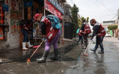 Tormenta suspende clases en la  FES e inunda decenas de casas
