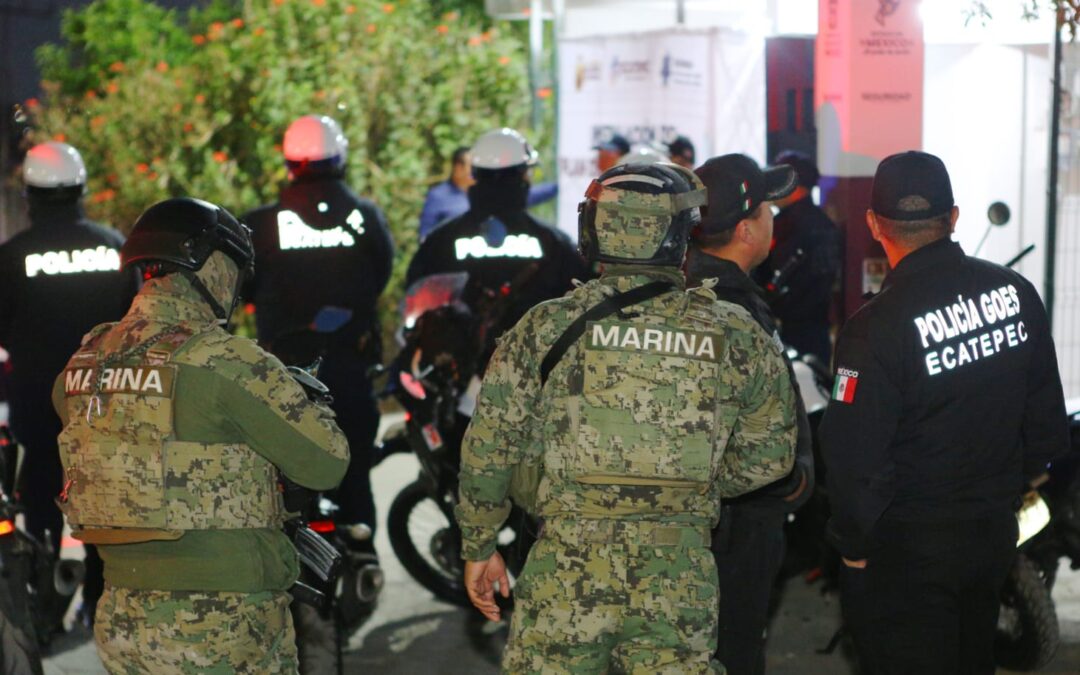 Marina se suma de lleno a vigilancia con proximidad social en Ecatepec