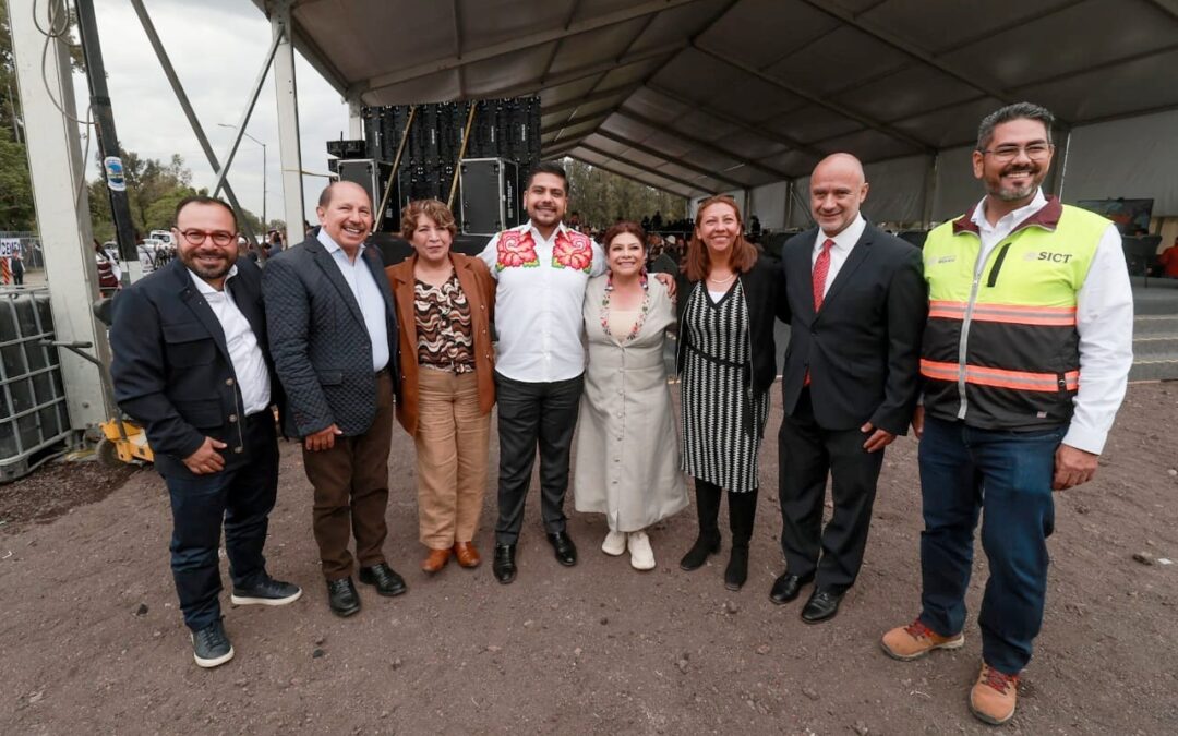 Inició construcción de Puentes del Periférico de Neza y CDMX