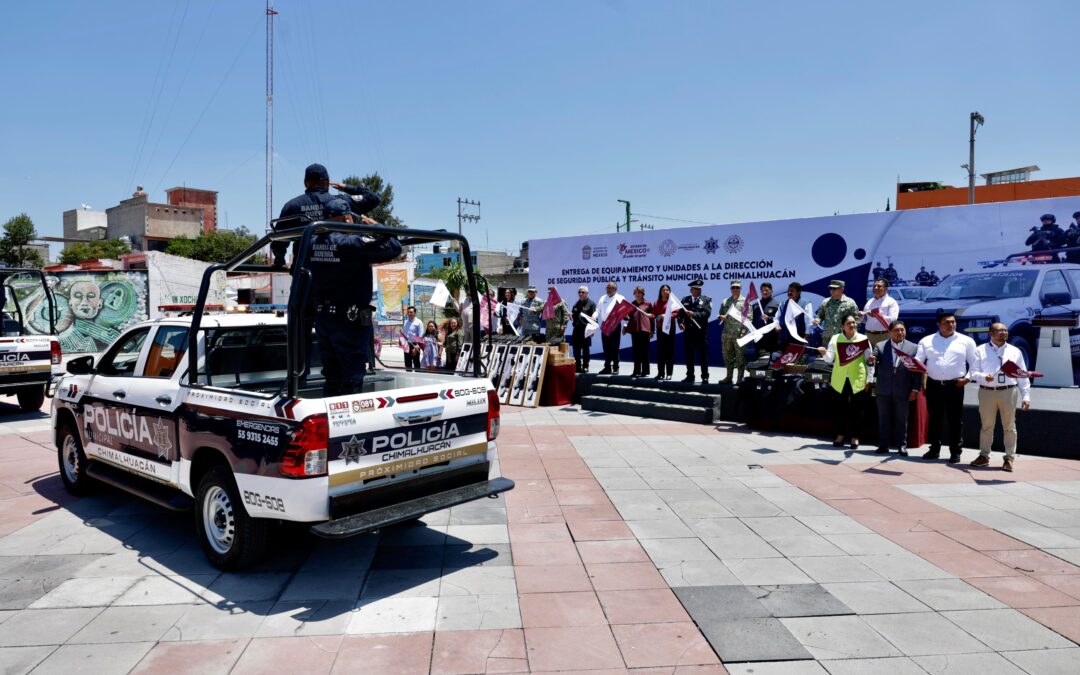 Buscan garantizar seguridad y paz con más patrullas para Chimalhuacán