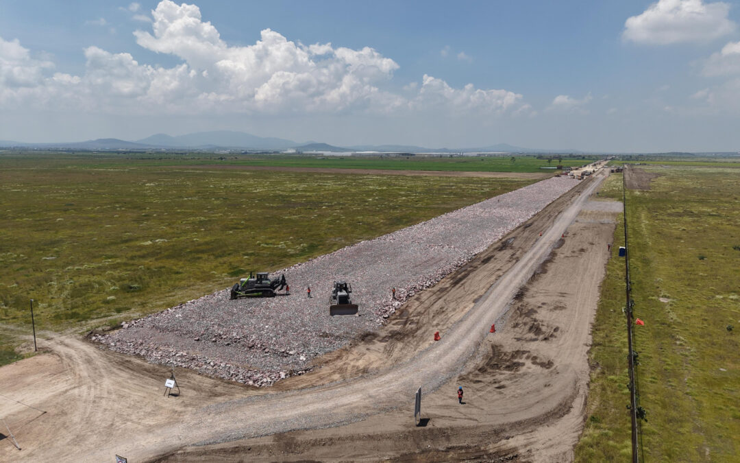 Presidenta Sheinbaum supervisa avance de construcción del tren de pasajeros México-Pachuca