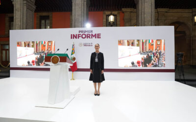 Vamos bien y vamos a ir mejor: CSP; en 1er Informe de Gobierno