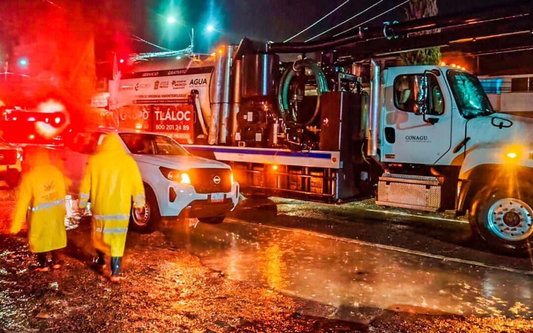 EdoMéx coordina atención inmediata en ocho municipios afectados por lluvias