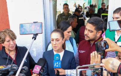 Presidenta anuncia en Neza entrega de apoyos y realización de obras para evitar inundaciones