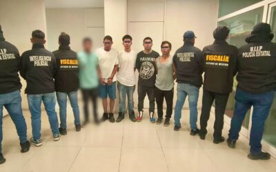 Detienen a 5 personas en posesión de sustancias prohibidas en Chimalhuacán
