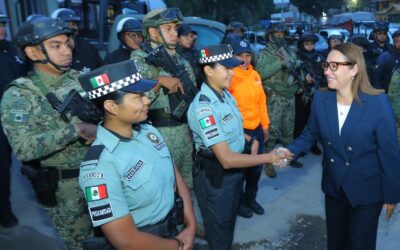 Azucena Cisneros refuerza seguridad por Regreso a Clases en Ecatepec
