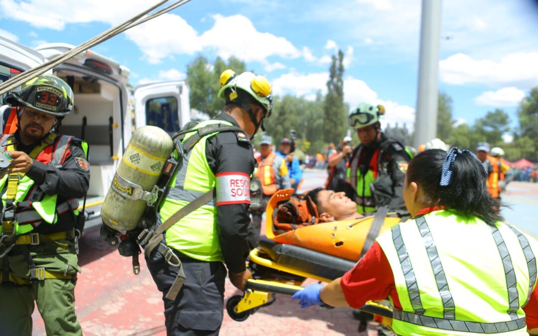 Ecatepec realiza Simulacro de Evacuación