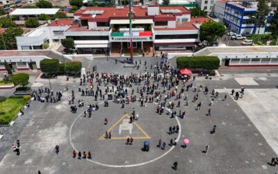 En Neza apoyan Simulacro de Sismo 800 elementos de grupos de emergencia