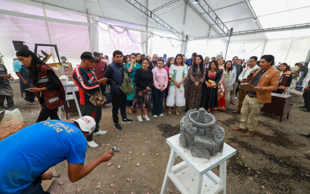 Inicia la Femechi 2025 con concurso escultórico de labrado en piedra