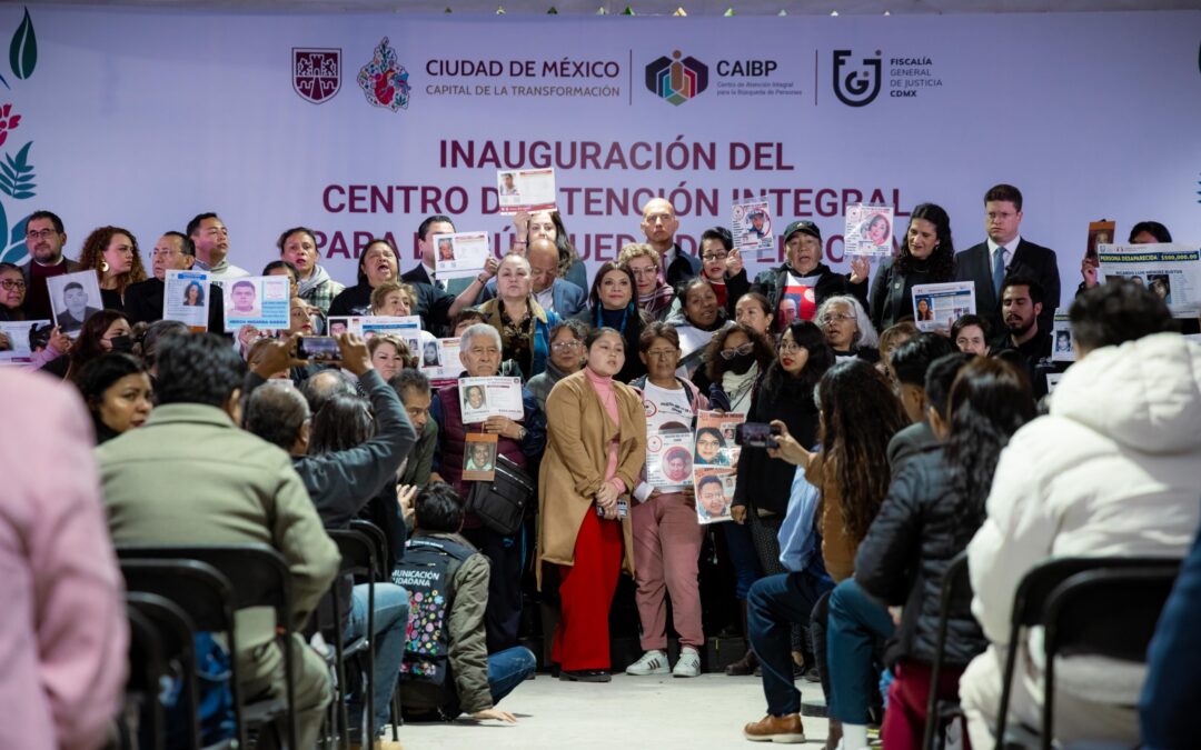 Inauguran en CDMX Centro de Atención Integral para la Búsqueda de Personas