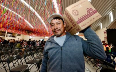 El DIFEM y Chimalhuacán concluyen entrega anual de canastas alimentarias