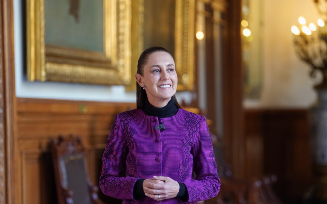 En mensaje a los mexicanos, Presidenta deseó salud, mucho bienestar y amor para 2026