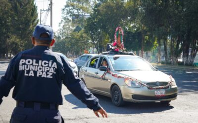 Apoyo a peregrinos para evitar que sean víctimas de asaltos o accidentes