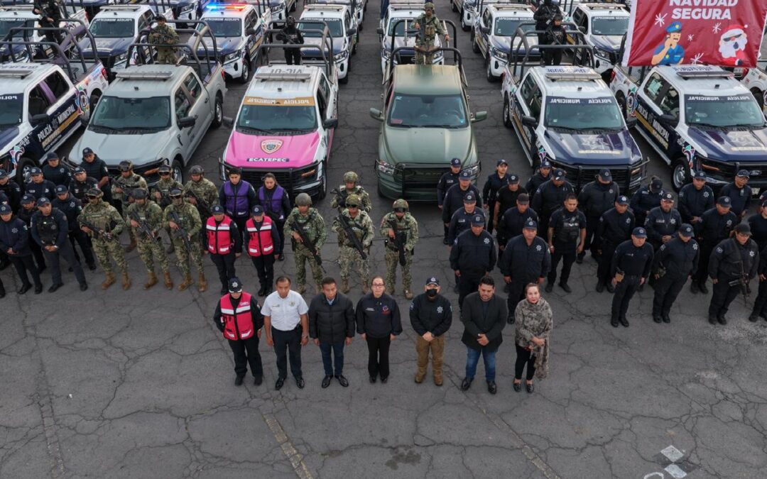 Ecatepec aplica “Operativo Navidad Segura” con apoyo de Fuerzas federales