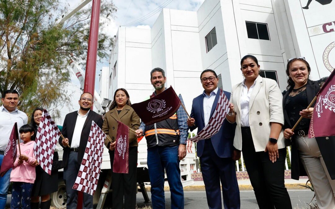 Con inversión de 64 MDP transforman vialidades de Chimalhuacán en Senderos Seguros