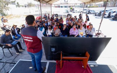 Neza realiza asambleas informativas del Plan Integral del Oriente para prevenir inundaciones