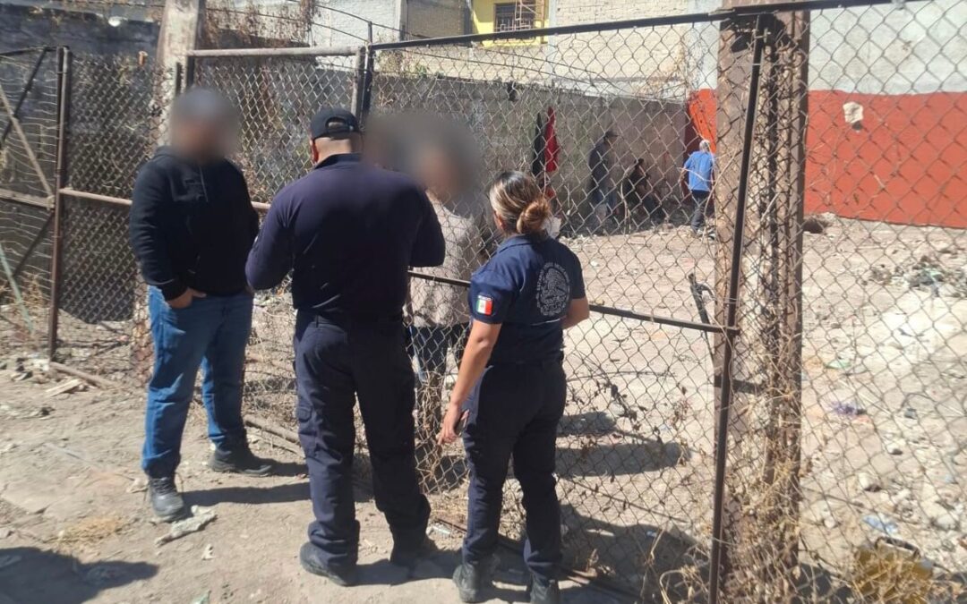 Evita policía de Ecatepec despojo de predio en la Gustavo Baz Prada